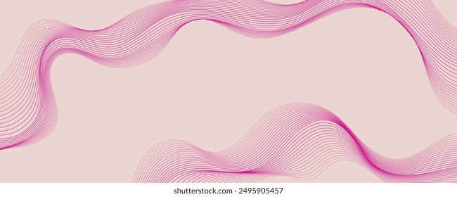 Abstract vector wave background. EPS10