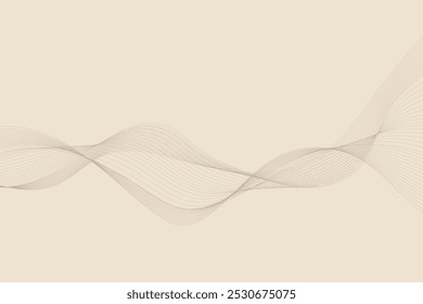 Abstract vector wave background. EPS10