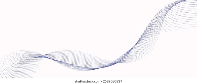 Abstract vector wave background. EPS10