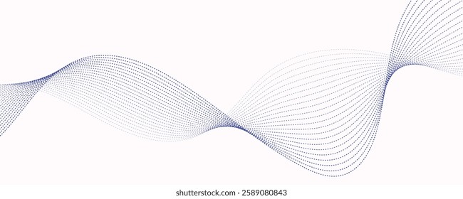 Abstract vector wave background. EPS10