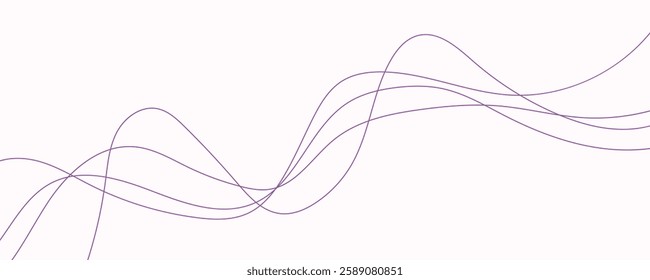 Abstract vector wave background. EPS10