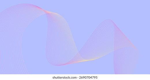 Abstract vector wave background. EPS12