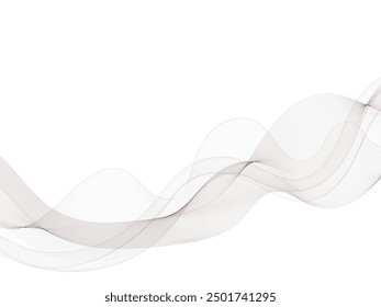 Abstract vector wave. background for presentation. advertising banner. Gray color