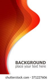 Abstract vector wave background template. Cover design.