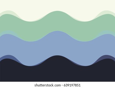 Abstract vector Wave Classic tone