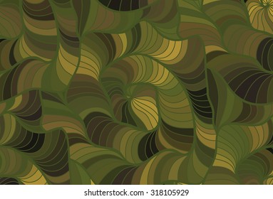 Abstract vector wave colorful background of drawn lines
