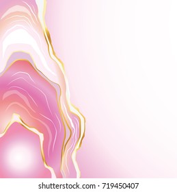 Abstract vector of  Wave or curves background in Rose Quartz and Serenity colored.