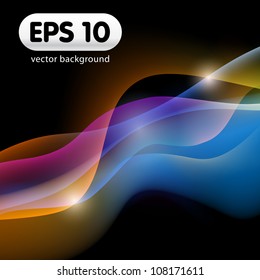 Abstract Vector Wave: eps10 vector background