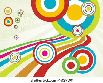 a abstract vector wave illustration
