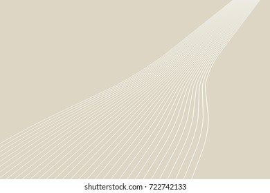 Abstract vector wave line.