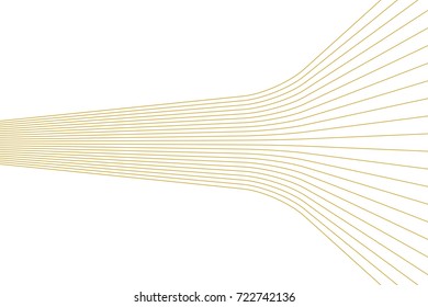 Abstract vector wave line.
