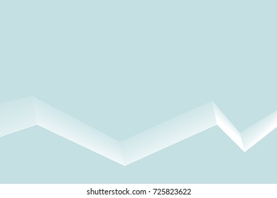 Abstract vector wave line.