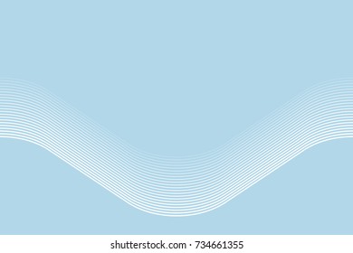 Abstract vector wave line.