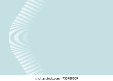 Abstract vector wave line.