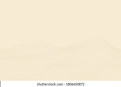 Abstract vector wave line background.