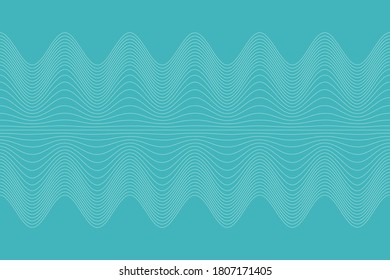 Abstract vector wave line background.