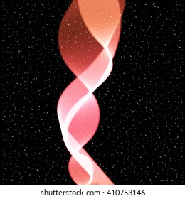 Abstract Vector Wave on stars background 14
