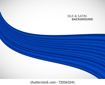Abstract vector wave silk satin fabric for grand opening ceremony
