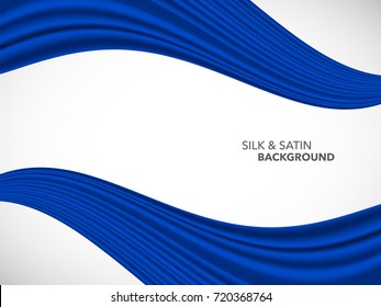 Abstract vector wave silk satin fabric for grand opening ceremony