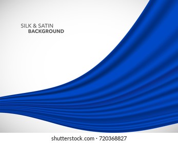Abstract vector wave silk satin fabric for grand opening ceremony