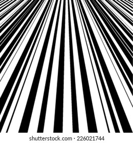 Abstract Vector  Wave Stripes . Vertical Curved Lines . 