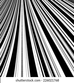 Abstract Vector Wave Stripes . Vertical Curved Lines . 