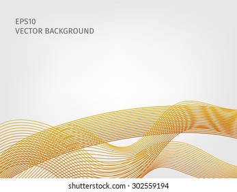 abstract vector waved line background