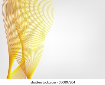 abstract vector waved line background