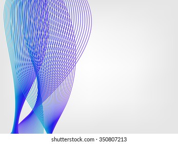 abstract vector waved line background