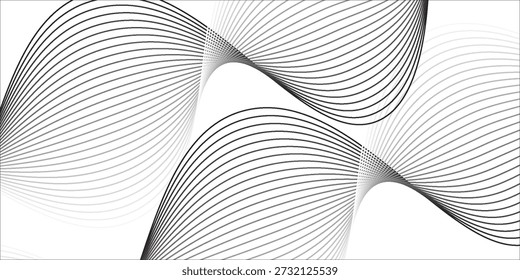 Fondo ondulado de Vector Abstractas. EPS10