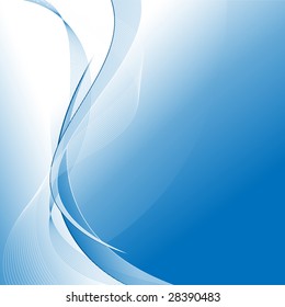 abstract vector wavy lines with copy space