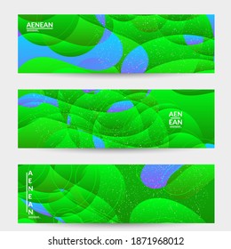 Abstract vector wavy pattern with bright gradient wavy organic overlapping shape.Natural wavy lines and white snow texture. Holiday sale advertisement promotional banner.