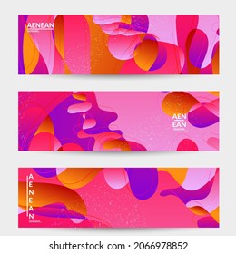 Abstract vector wavy pattern with bright gradient wavy organic overlapping shape.Natural wavy lines and white snow texture. Holiday sale advertisement promotional banner.