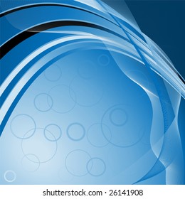 abstract vector web background with flowing lines