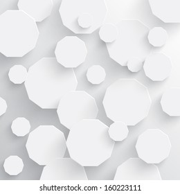 Abstract vector white clean background