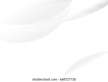 abstract vector white curve background for decoration