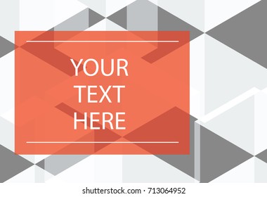abstract vector of white hexagon geometric background with blank space