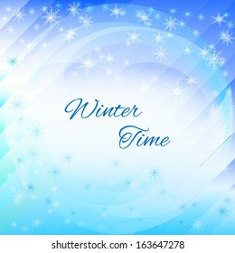 Abstract Vector  Winter Background. 