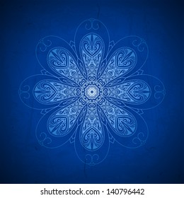 Abstract vector winter background. Can be used for postcards, signs, banners, invitations, brochures, patterns, prints, web and others.