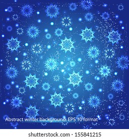 abstract vector winter background eps 10