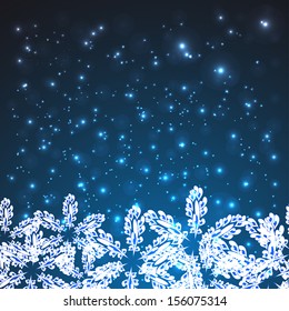 abstract vector winter background eps 10