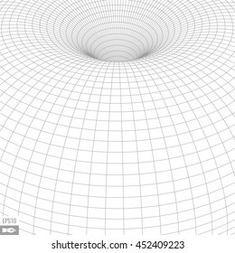 Abstract vector wireframe landscape background. Cyberspace grid. 3d technology wireframe vector illustration. Digital wireframe landscape for presentations .