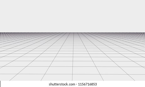 Abstract vector wireframe landscape. Abstract mesh landscapes. Polygonal mountains. Vector illustration.
