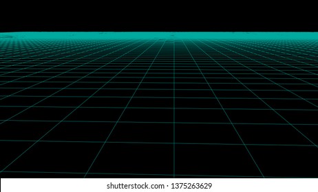 Abstract vector wireframe landscape. Abstract mesh background. Polygonal mountains. Vector illustration.