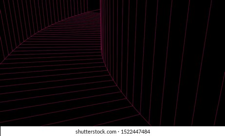 Abstract vector wireframe landscape. Abstract mesh background. Polygonal mountains. Vector illustration.