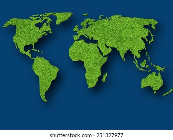 Abstract vector world map background 