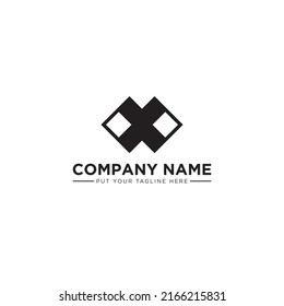 Logo de vector abstracto x signo, plantilla de logotipo de carta X Diseño de ilustración
