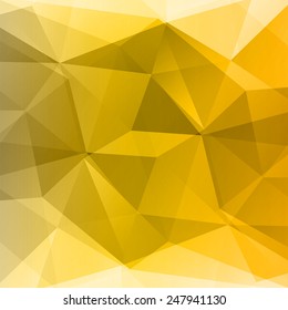 Abstract vector yellow geometrical background