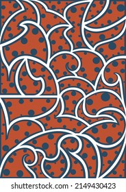 Abstract vectoral pattern and ornaments.