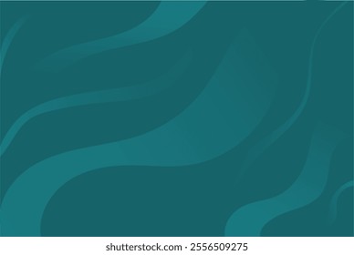 Abstract vector-based background graphic with smooth, flowing curves in shades of teal. The wavy design creates a calming and dynamic aesthetic, perfect for modern design projects